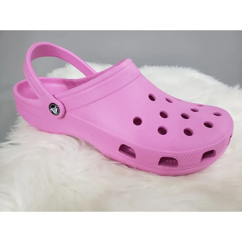 NEW MEN'S SIZE 13 Crocs Adult Classic Clog‎ Pink 10001-6SW Solid